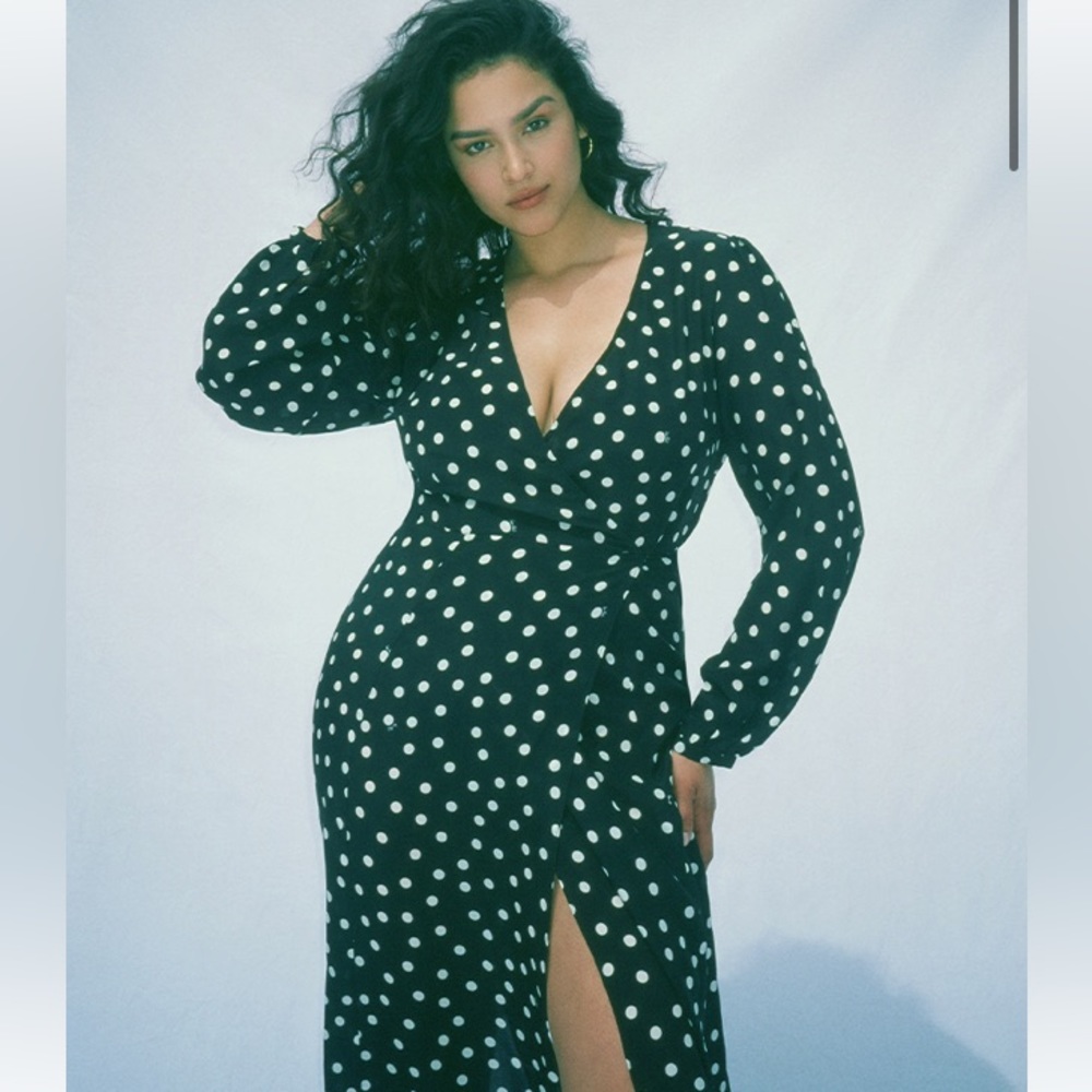 Réalisation Par Violette Dress - Black & White Dot